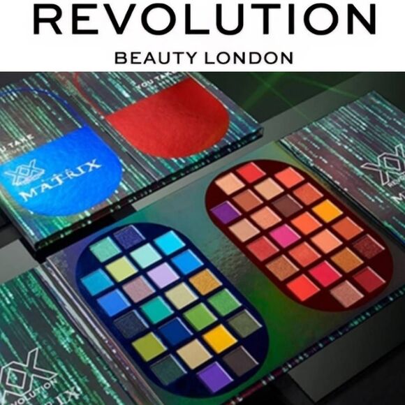 Revolution Beauty X The Matrix You Take The Blue Pill, You Take The Red Pill Sha - Picture 1 of 7